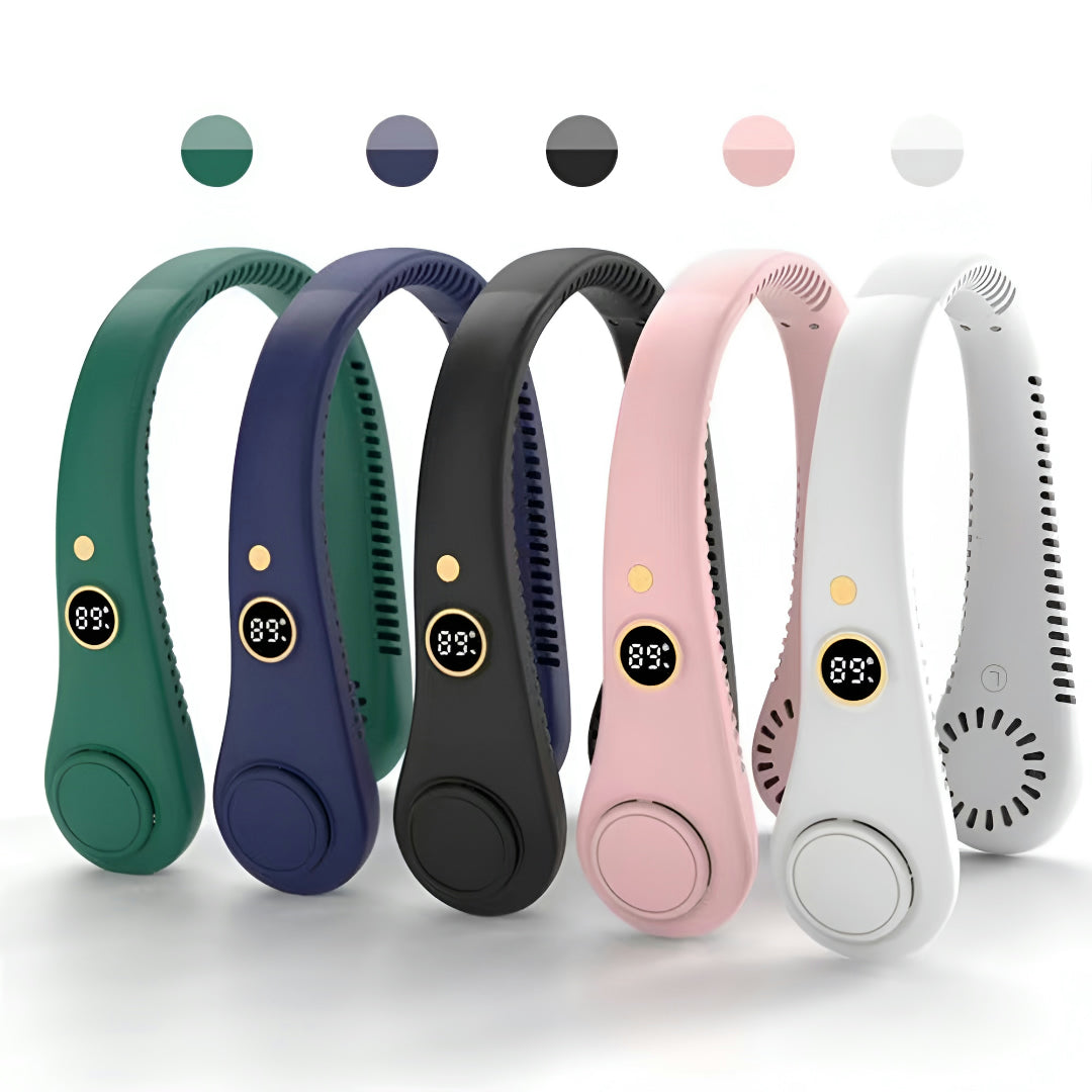Ventilatore Collo Portatile Indossabile Silenzioso Ricaricabile