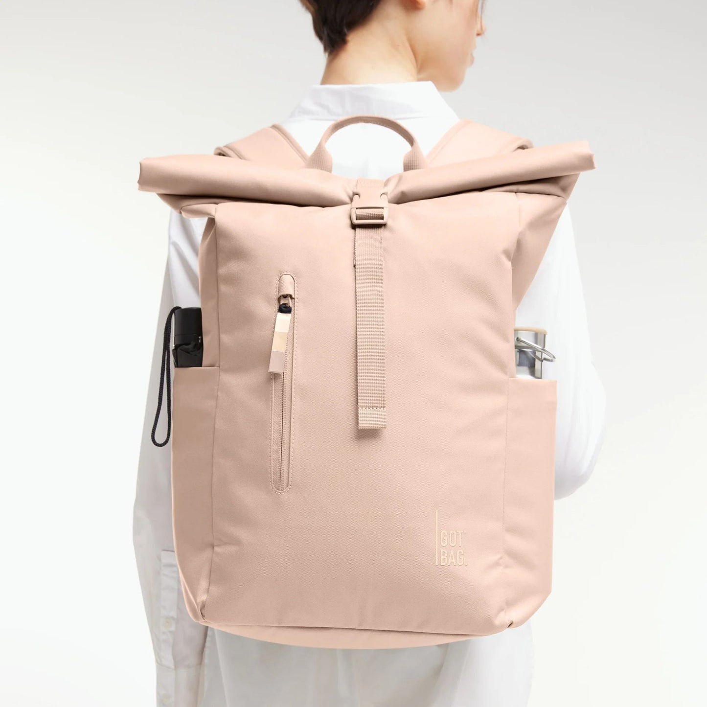 GOT BAG Mochila Rolltop Easy Monocromática – Hasta 31L