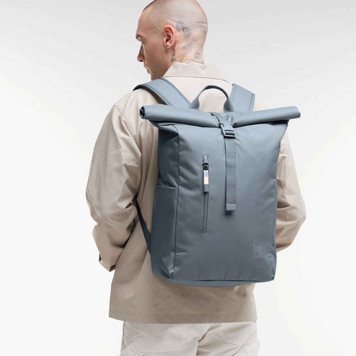 GOT BAG Mochila Rolltop Easy Monocromática – Hasta 31L