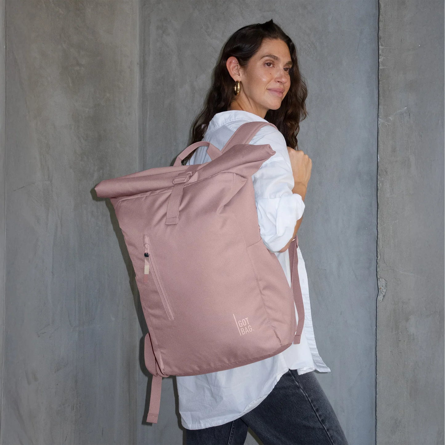 GOT BAG Mochila Rolltop Easy Monocromática – Hasta 31L
