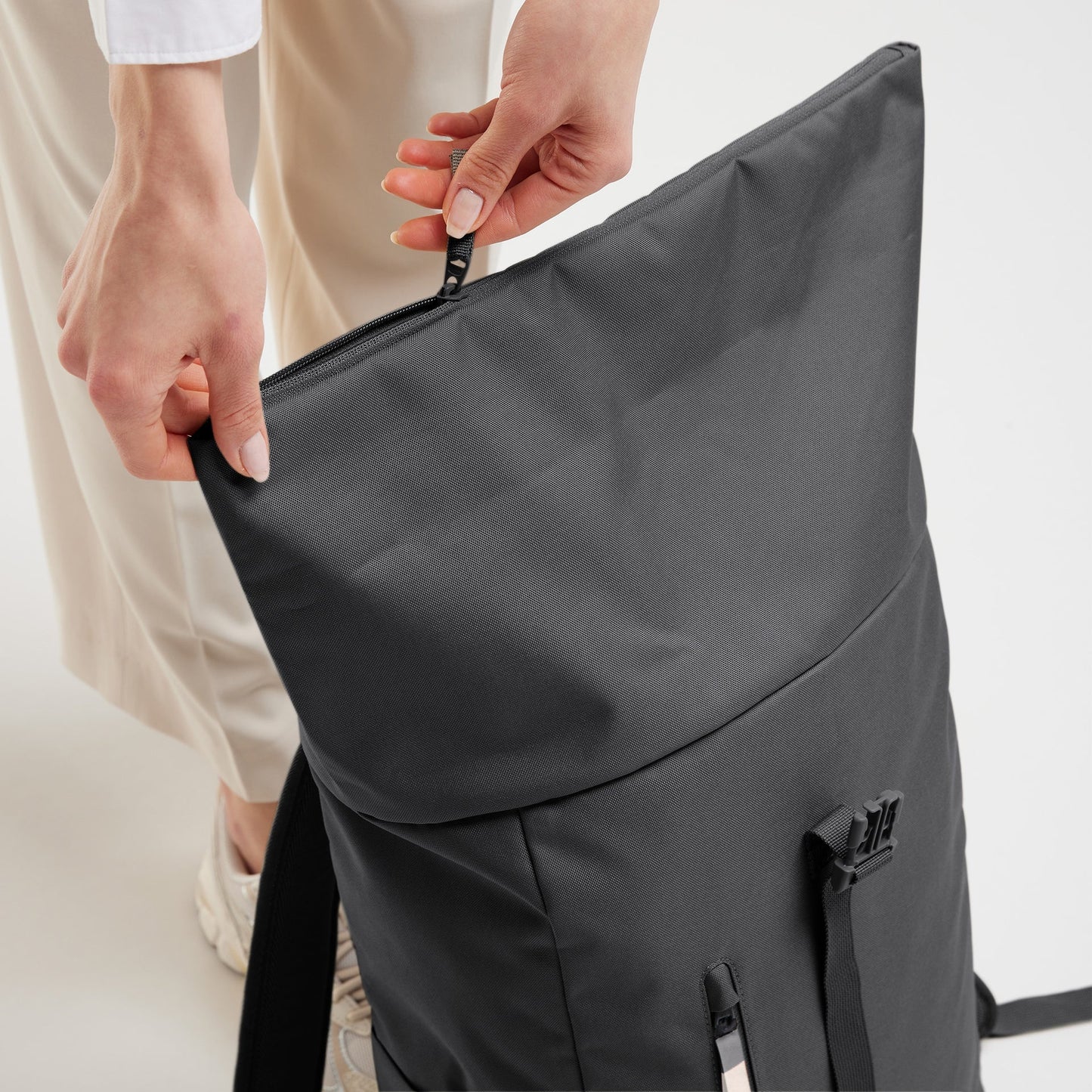 GOT BAG Mochila Rolltop Easy Monocromática – Hasta 31L