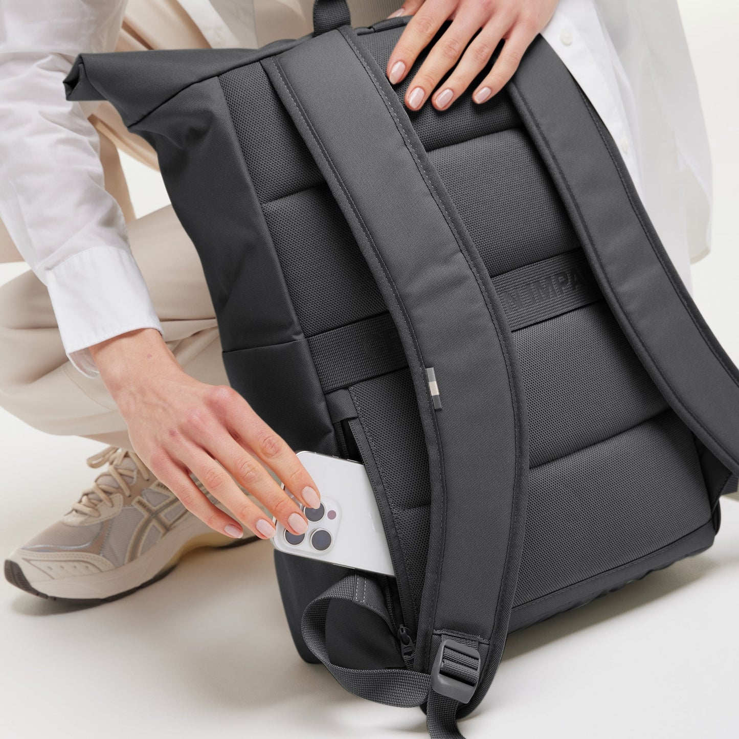 GOT BAG Mochila Rolltop Easy Monocromática – Hasta 31L