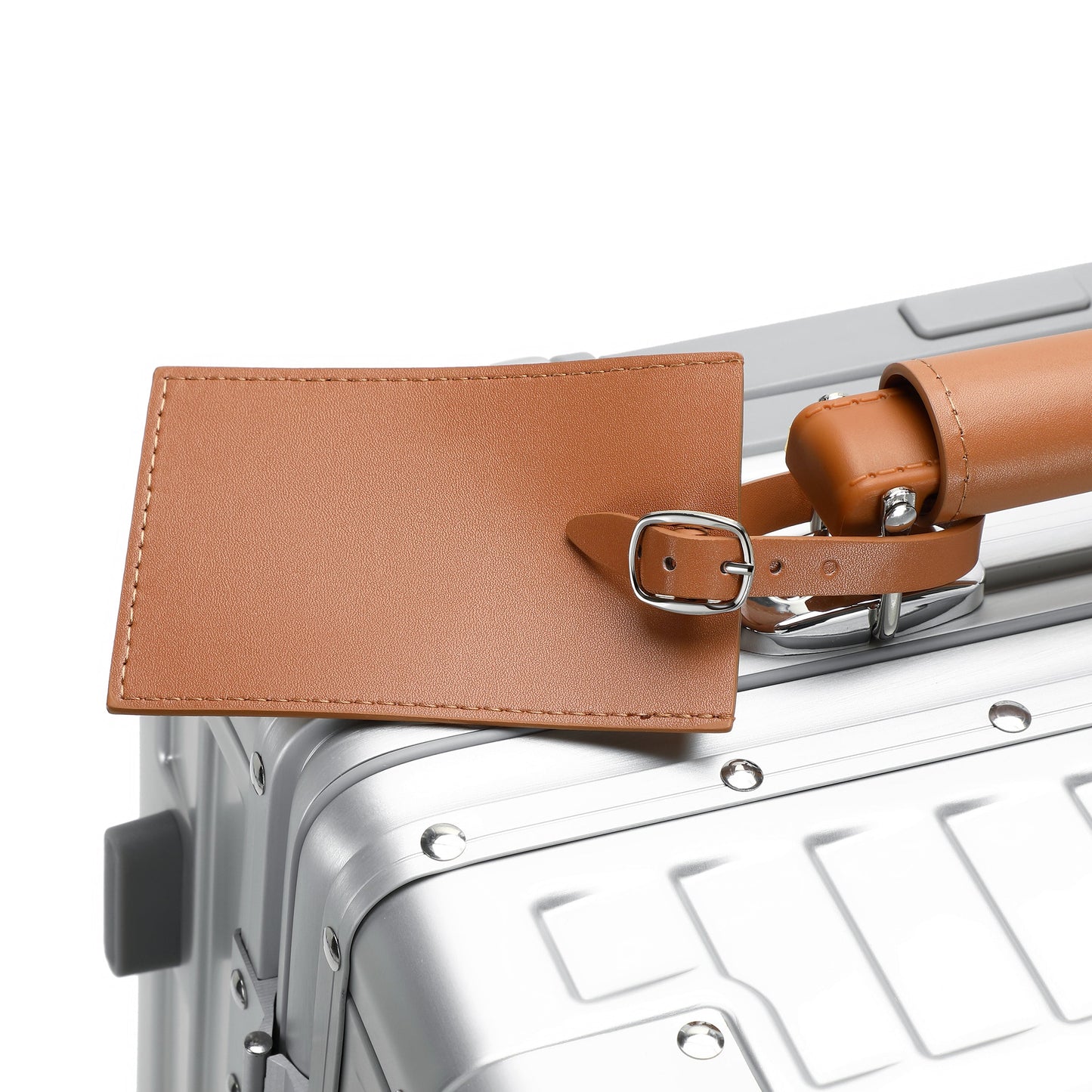 GREENWICH set de maletas Aluminio con asa Piel Vegana NEW YORK 2.0