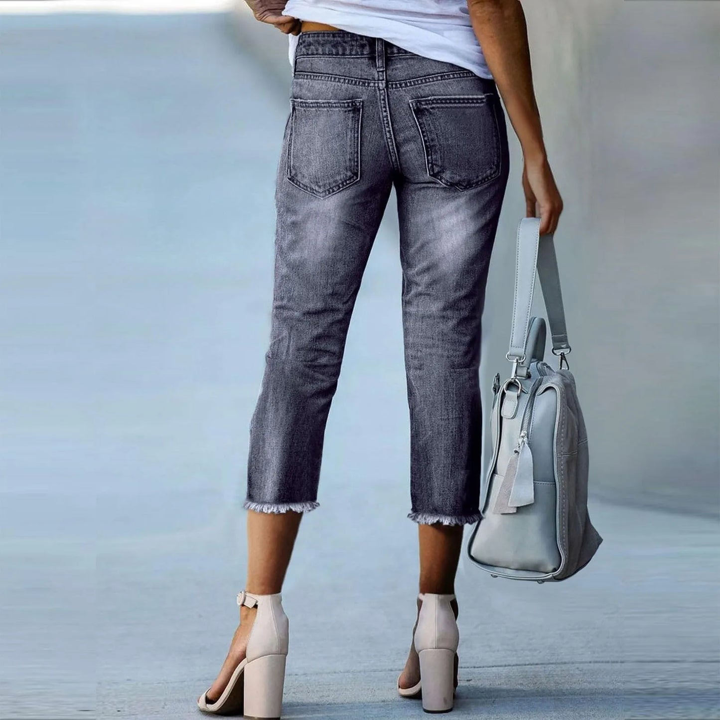 Vaqueros Slim Fit con Rotos