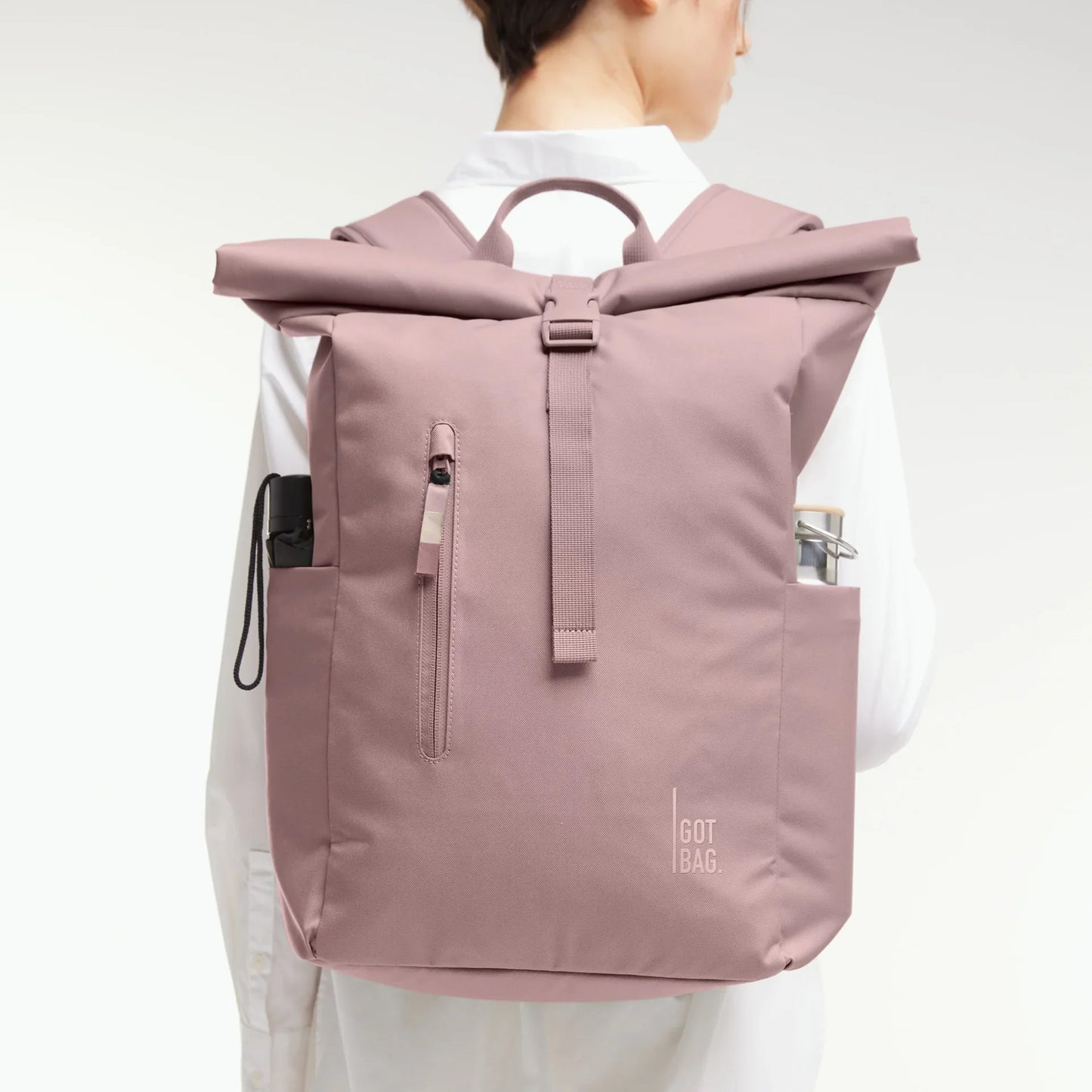 GOT BAG Mochila Rolltop Easy Monocromática – Hasta 31L